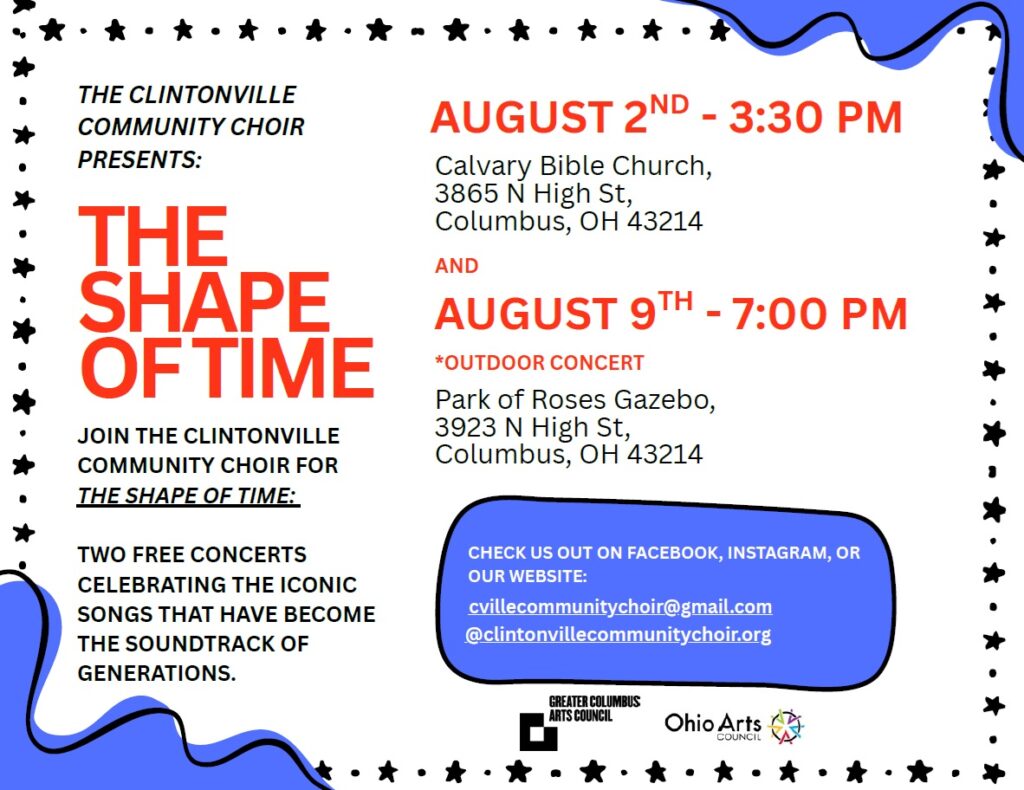 Our Summer 2026 Concert information